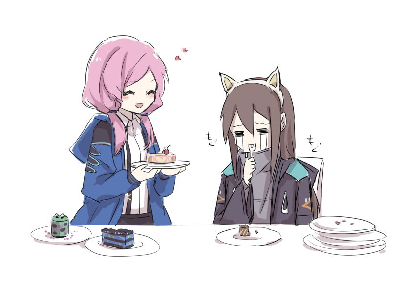 doctor, blue poison, and female doctor (arknights) drawn by nejikyuu