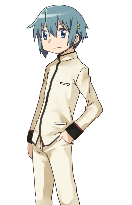 miki sayaka (mahou shoujo madoka magica) drawn by yoplait