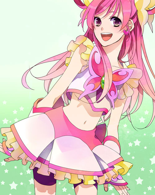 yumehara nozomi and cure dream (precure and 1 more) drawn by nagi_kanami