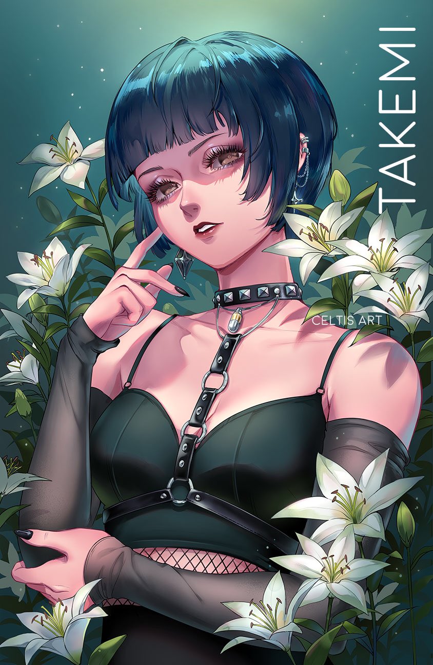 takemi tae (persona and 1 more) drawn by celtisart