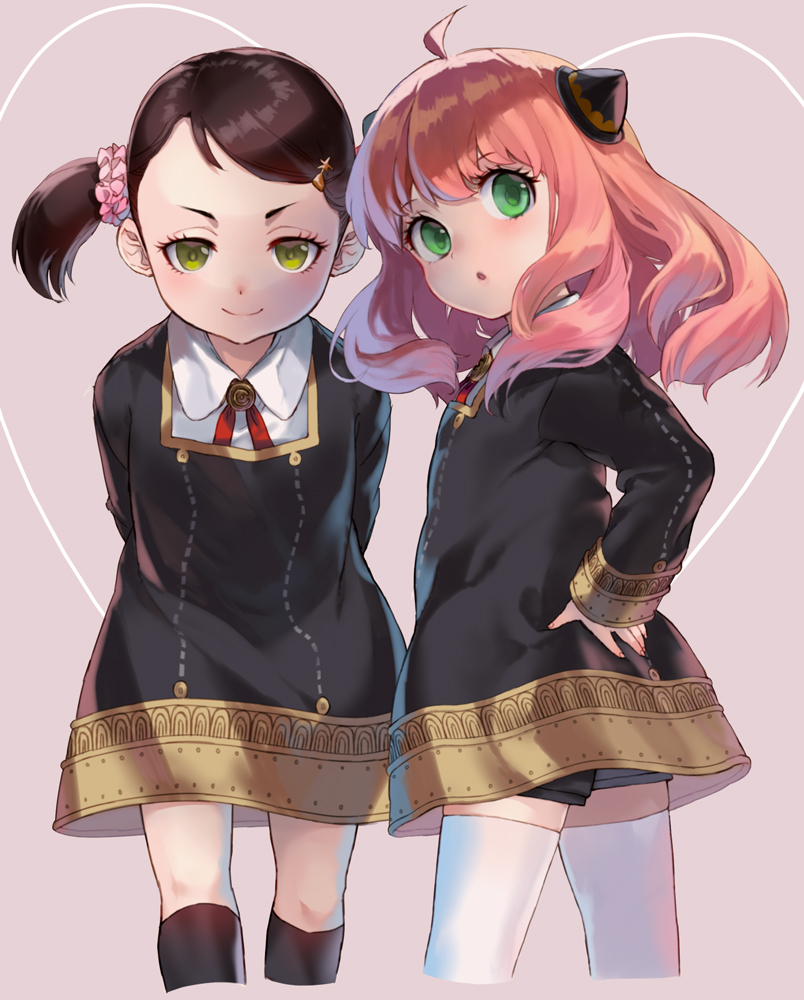 anya and becky blackbell (spy x family) drawn by anst505