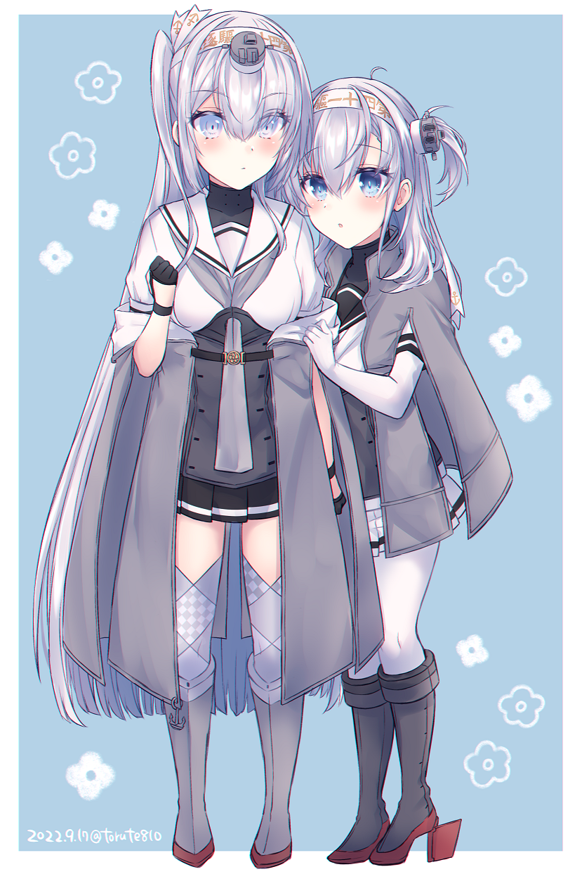 suzutsuki and fuyutsuki (kantai collection) drawn by kabocha_torute