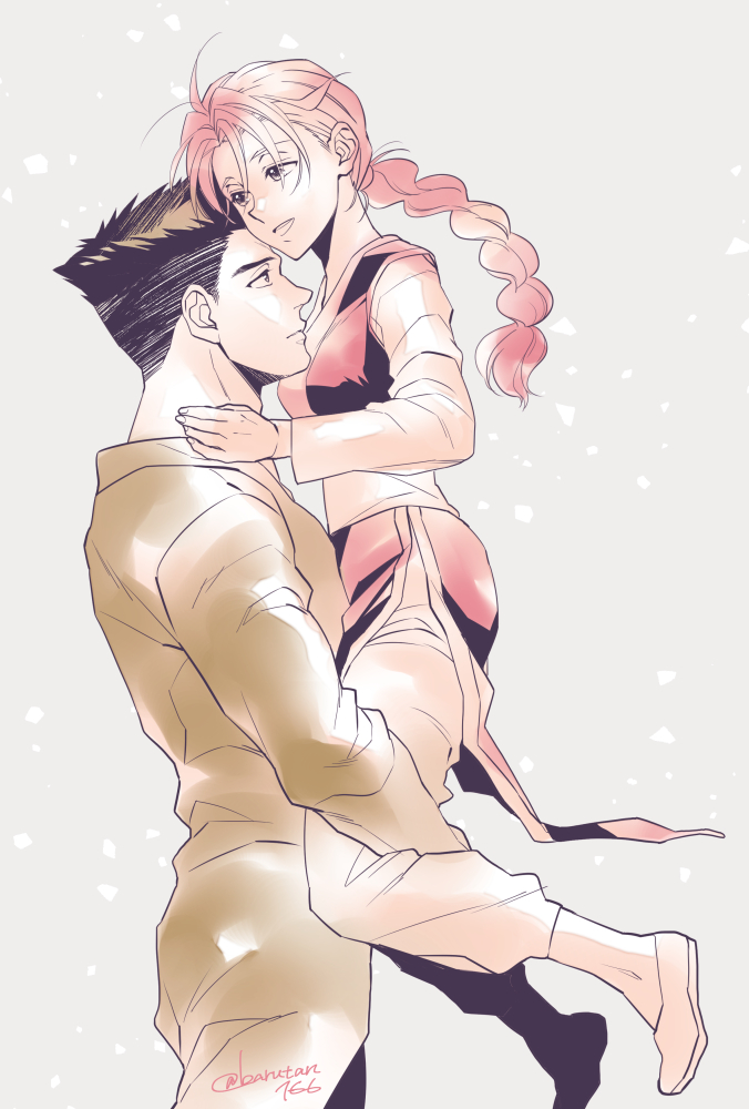 toguro otouto and genkai (yu yu hakusho) drawn by imuro
