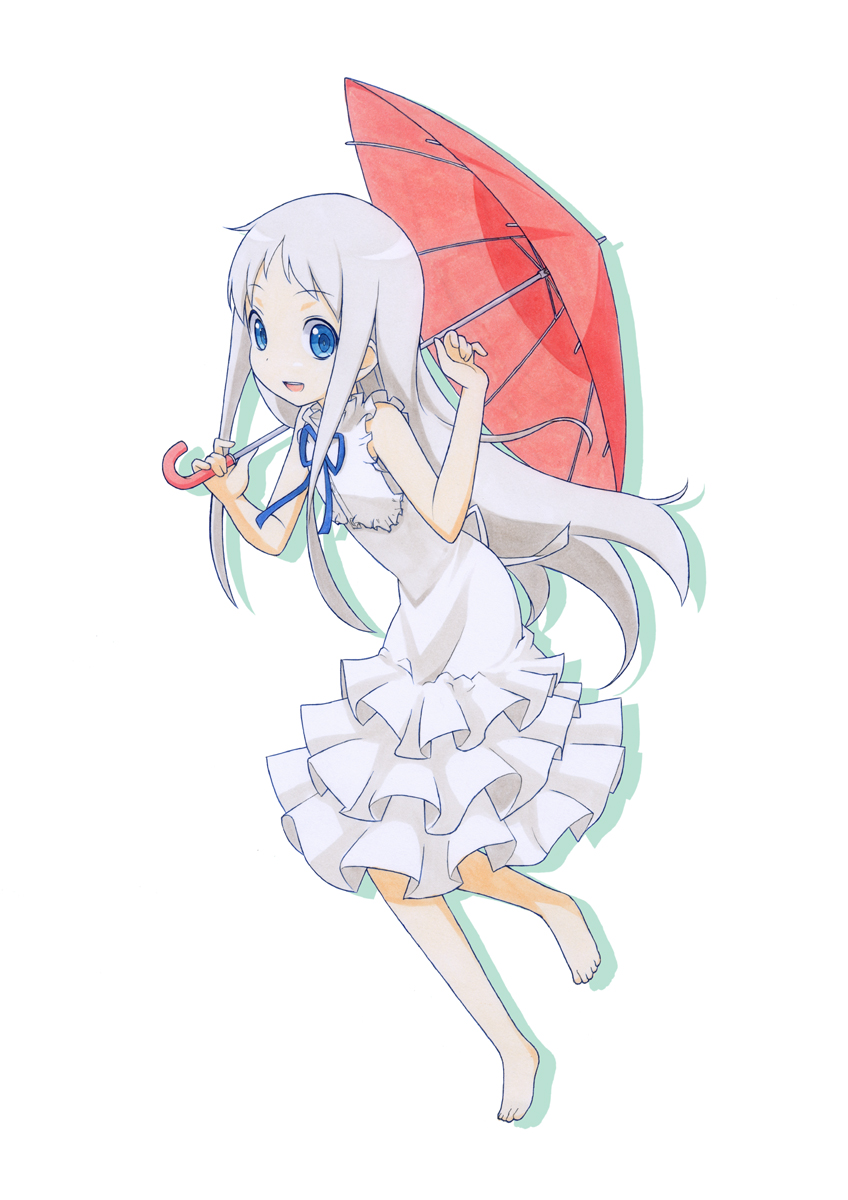honma meiko (ano hi mita hana no namae wo bokutachi wa mada shiranai.) drawn by shirohebidou
