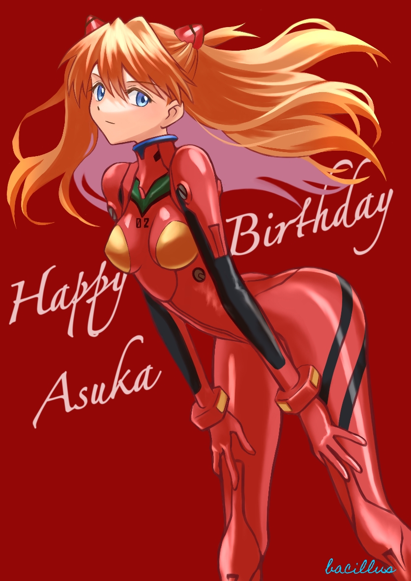 souryuu asuka langley (neon genesis evangelion) drawn by bacillus
