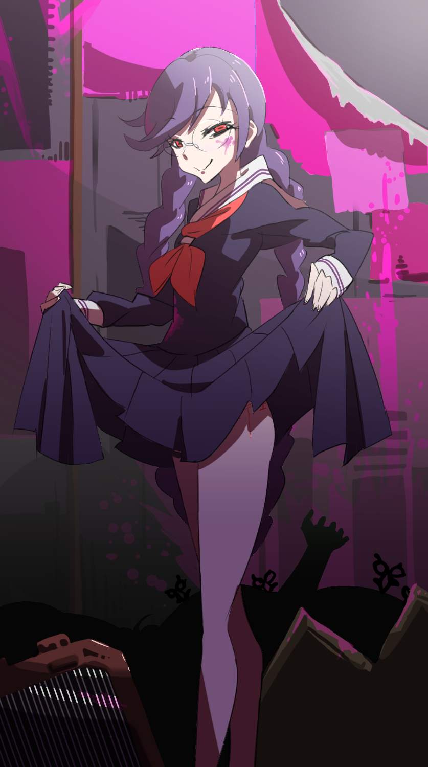 fukawa toko and genocider shou (danganronpa and 1 more) drawn by natsumi_hajime