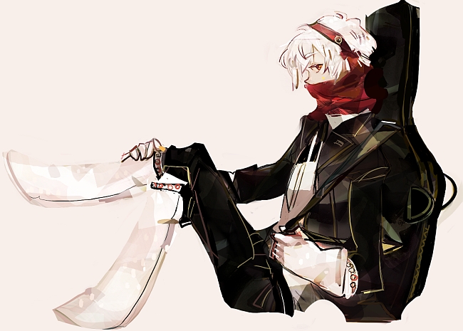 yuuki makoto and orpheus (persona and 1 more) drawn by sutei_(giru)