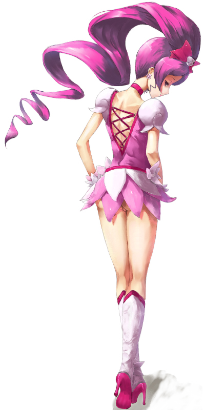hanasaki tsubomi and cure blossom (precure and 1 more) drawn by kuku_px
