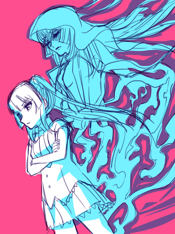 tsukuyomi shirabe and fine (senki zesshou symphogear) drawn by ignica