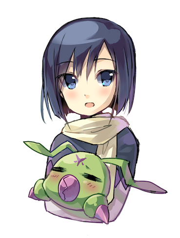 ichijouji ken and wormmon (digimon and 1 more) drawn by tsukimiso_(kinakonatto)