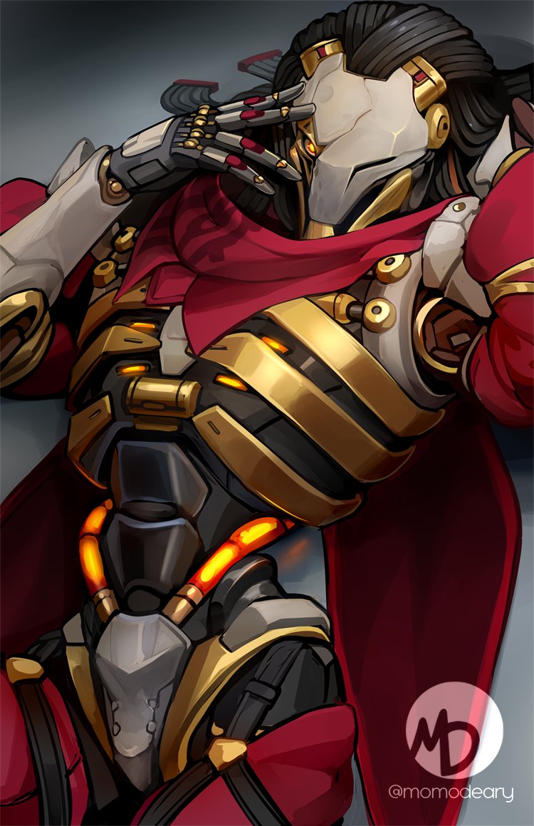 ramattra (overwatch and 1 more) drawn by momo-deary