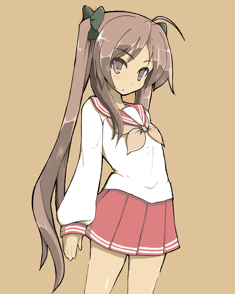 hiiragi kagami (lucky star) drawn by pon_(shind_997)
