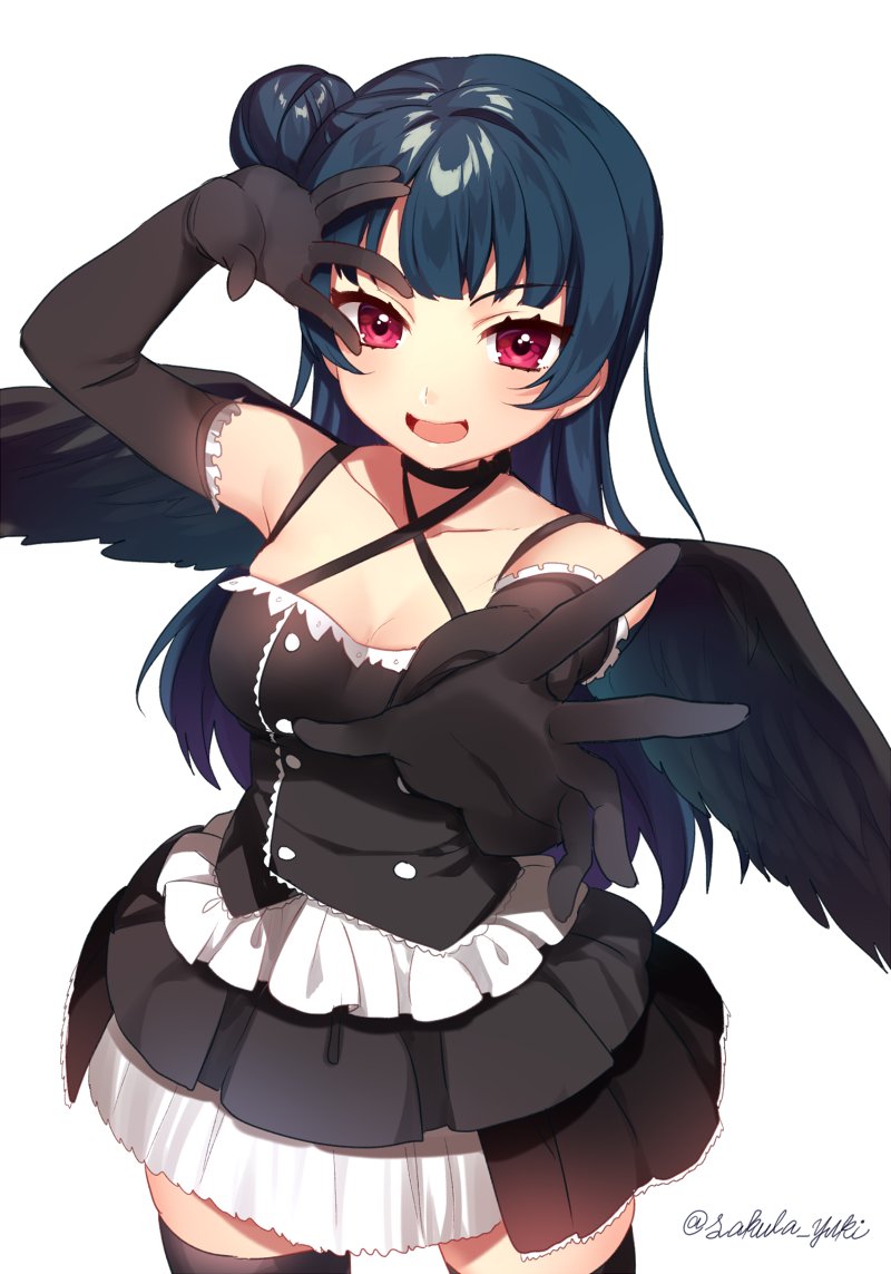 tsushima yoshiko (love live! and 1 more) drawn by sakura_yuki_(clochette)