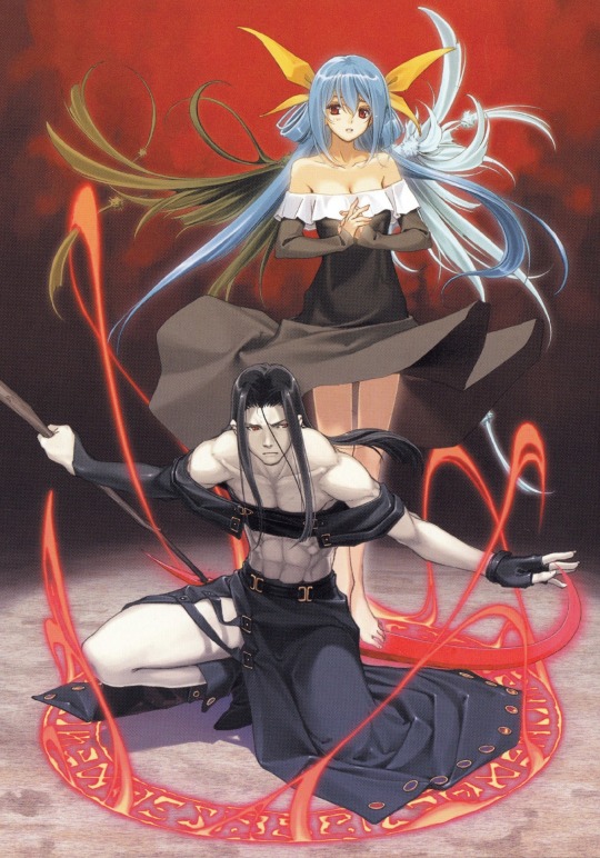 dizzy and testament (guilty gear and 2 more)