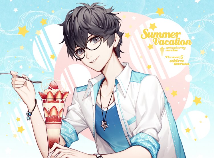 amamiya ren (persona and 1 more) drawn by yue_(returntobirth)