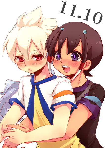 hakuryuu and shuu (inazuma eleven and 1 more) drawn by tobi_(one)