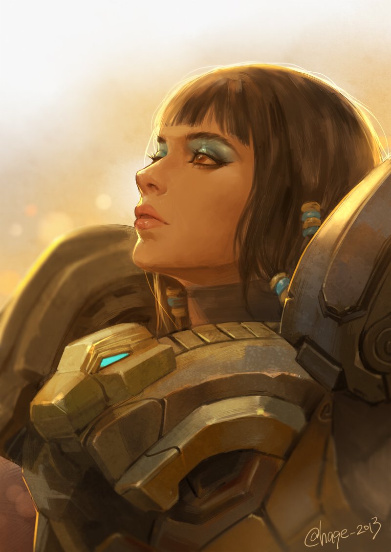 pharah and asp pharah (overwatch and 1 more) drawn by hage2013