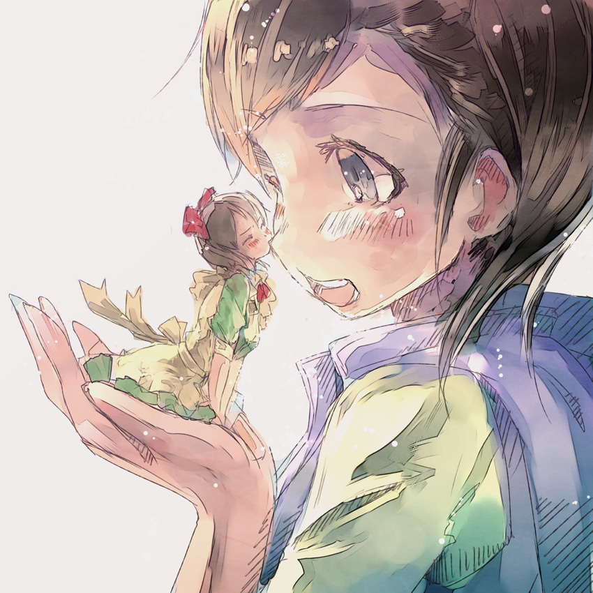 hagiwara yukiho and futami mami (idolmaster) drawn by yae_(mono110)