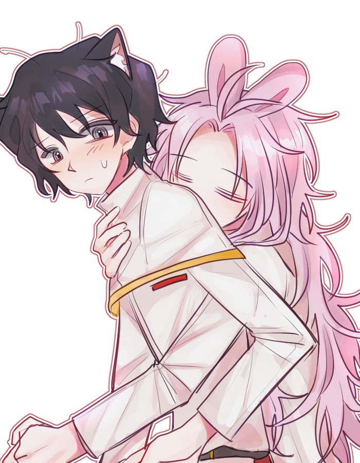 hatsutori hajime and utsugi noriyuki (saibou shinkyoku) drawn by 1b_(dlqotlswk)