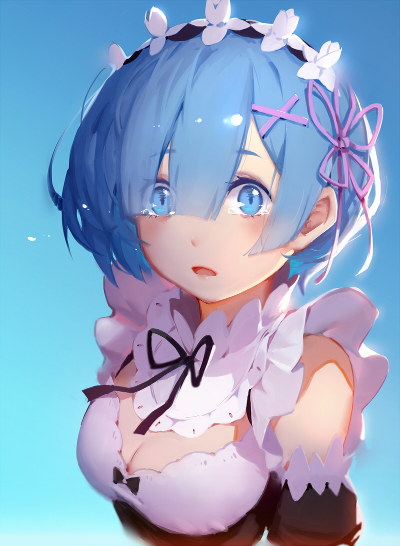 rem (re:zero kara hajimeru isekai seikatsu) drawn by sola7764