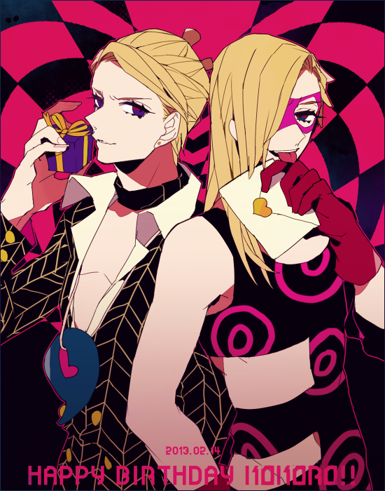 prosciutto and melone (jojo no kimyou na bouken and 1 more) drawn by redlark_(r083)