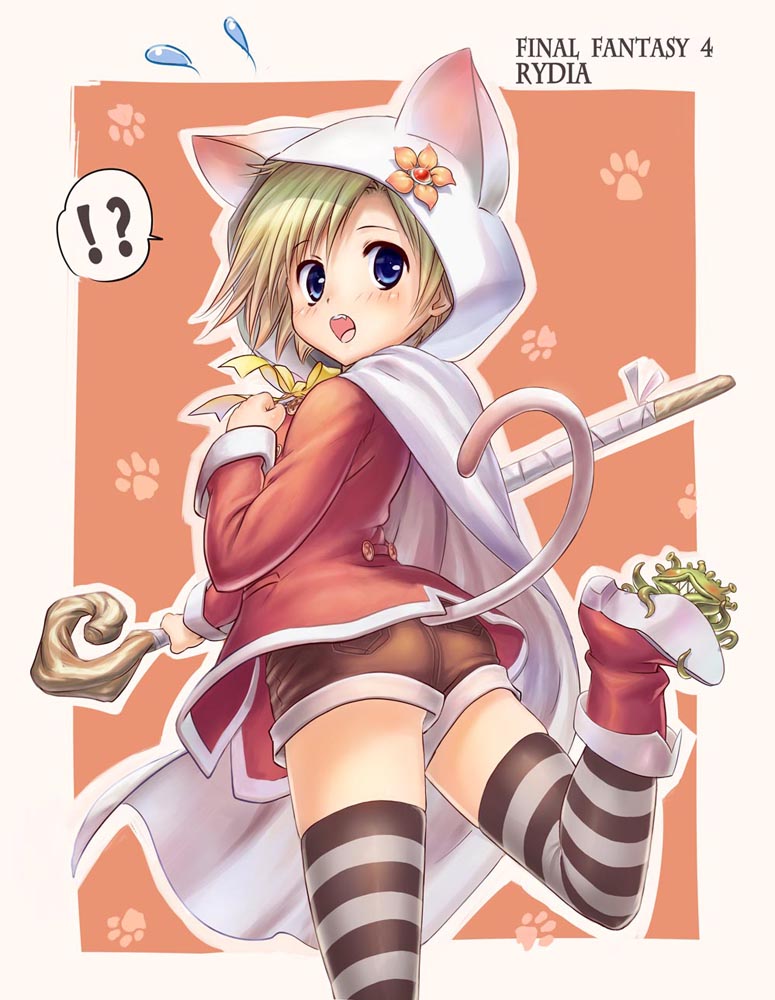 white mage, rydia, malboro, and devout (final fantasy and 2 more) drawn by asakuraf