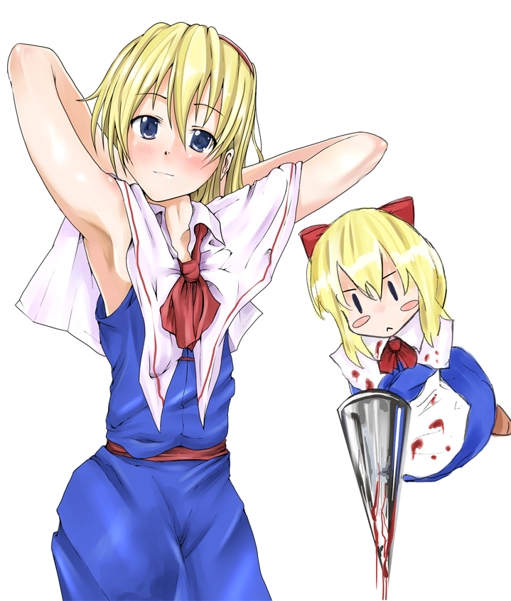 alice margatroid and shanghai doll (touhou) drawn by ryouma_(galley)