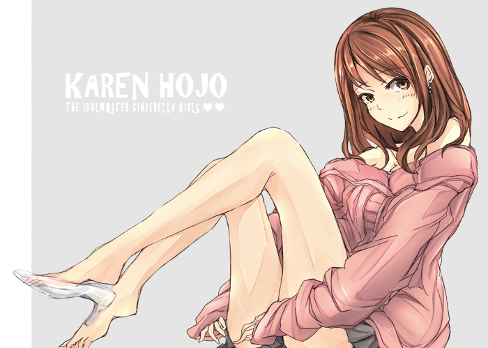 hojo karen (idolmaster and 1 more) drawn by kuroda_(geometry_dogs)