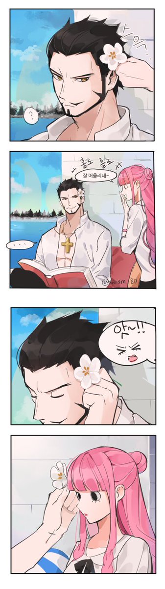 perona, dracule mihawk, and kumacy (one piece) drawn by joman