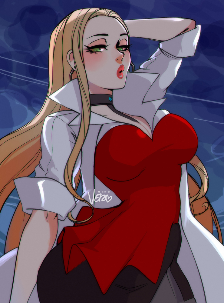 oleana (pokemon and 1 more) drawn by vero