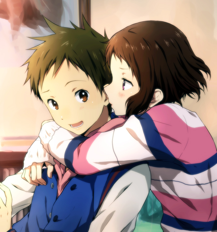 ibara mayaka and fukube satoshi (hyouka) drawn by rito453