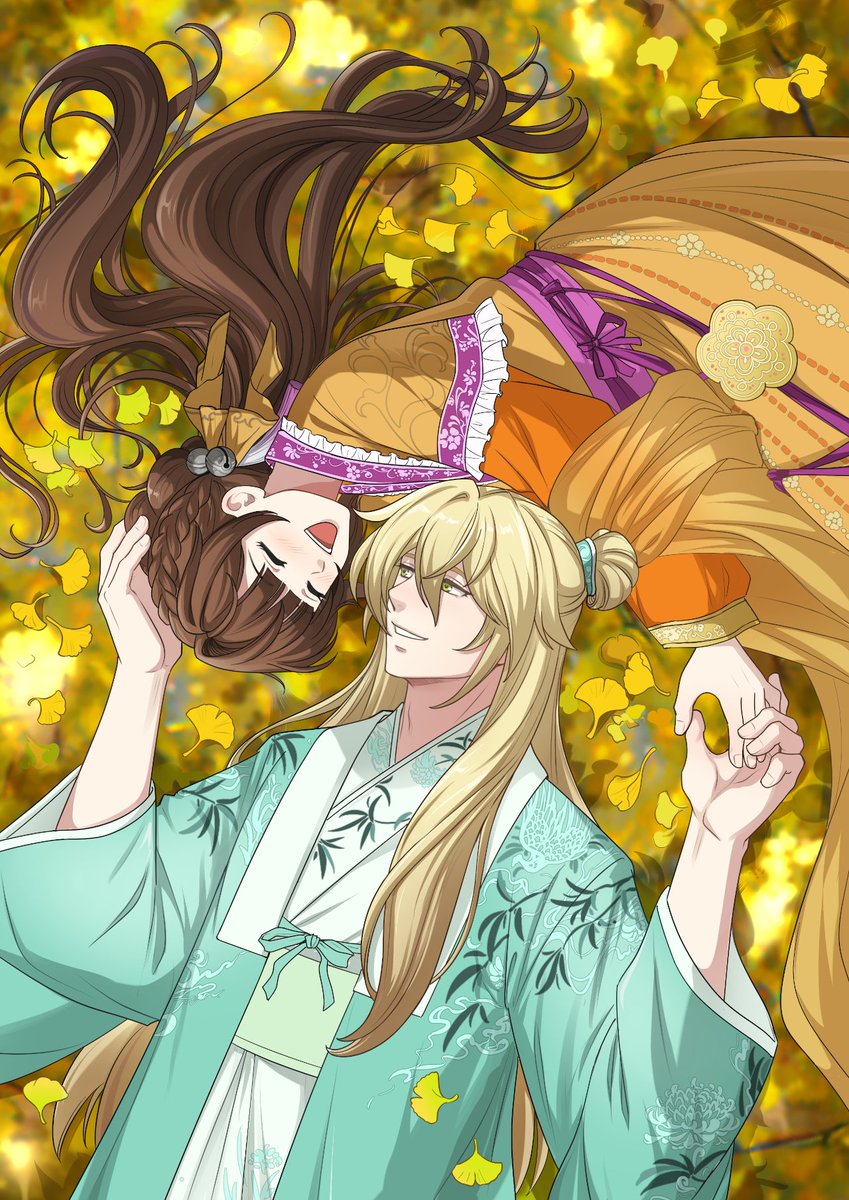 luocha and sushang (honkai and 1 more) drawn by autumn-sacura