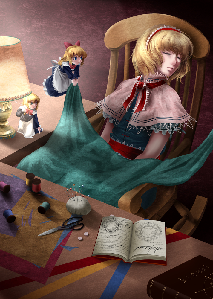 alice margatroid and shanghai doll (touhou) drawn by yana_(nekoarashi)