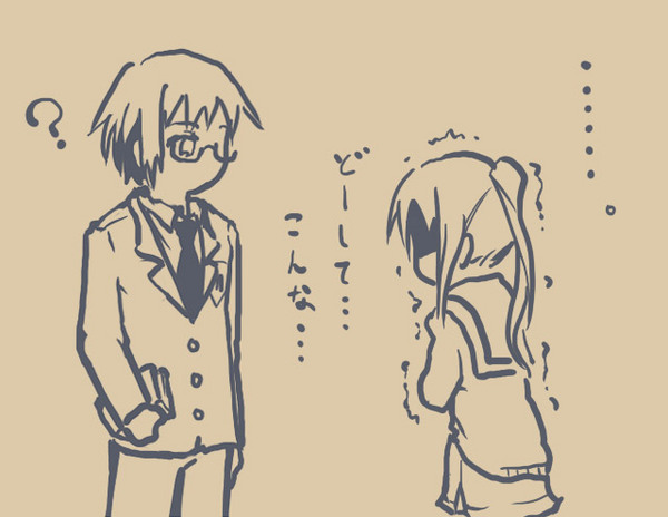 kyonko and nagato yuuki (suzumiya haruhi no yuuutsu) drawn by tujimoto