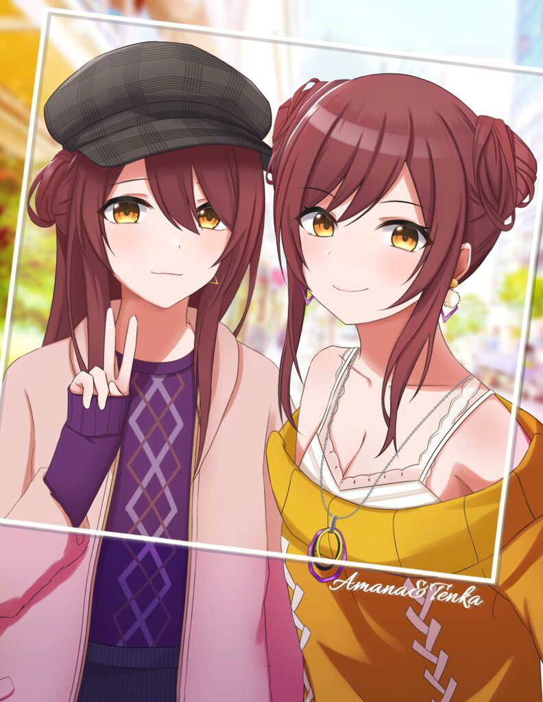osaki amana and osaki tenka (idolmaster and 1 more) drawn by kukuku_(kuruta_39)