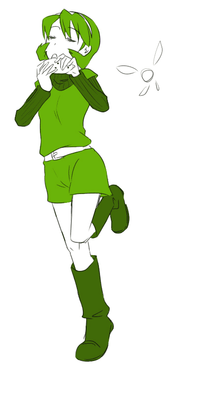 saria (the legend of zelda and 1 more) drawn by soukaikei_non