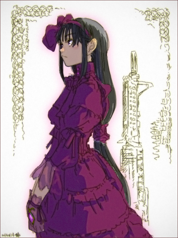 akemi homura (mahou shoujo madoka magica) drawn by sukocchi_moruto