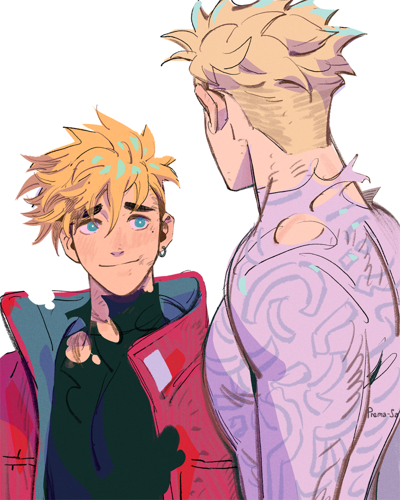 vash the stampede and millions knives (trigun and 1 more) drawn by prema-ja
