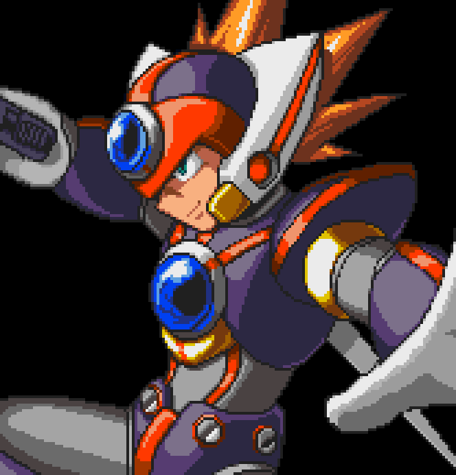 axl (mega man and 4 more) drawn by soojart