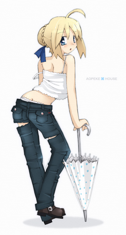 artoria pendragon and saber (fate and 1 more)