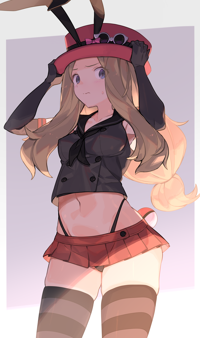 shimakaze and serena (kantai collection and 2 more) drawn by spring2013