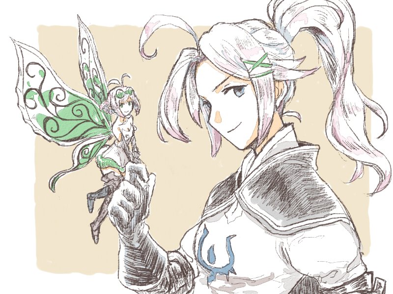 rinne (bravely default and 1 more) drawn by bluestar