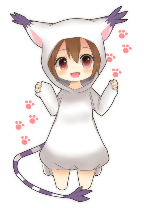 yagami hikari and tailmon (digimon and 1 more) drawn by coco6_n