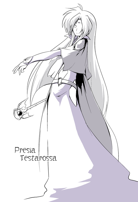 presea testarossa (lyrical nanoha and 1 more) drawn by namuru