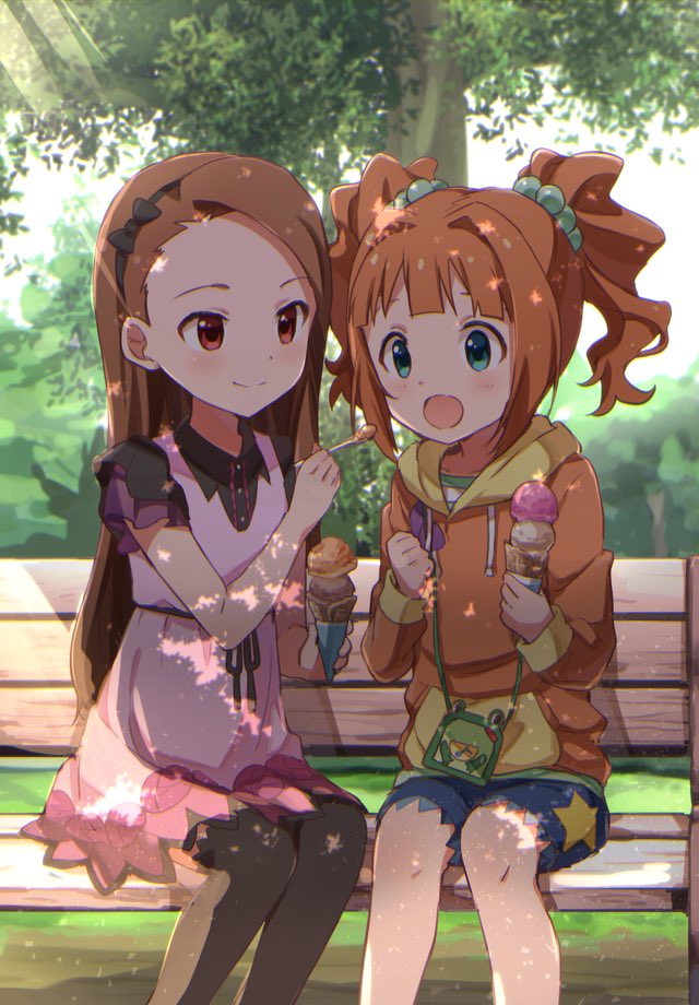 minase iori and takatsuki yayoi (idolmaster and 2 more) drawn by buchi_(y0u0ri_)