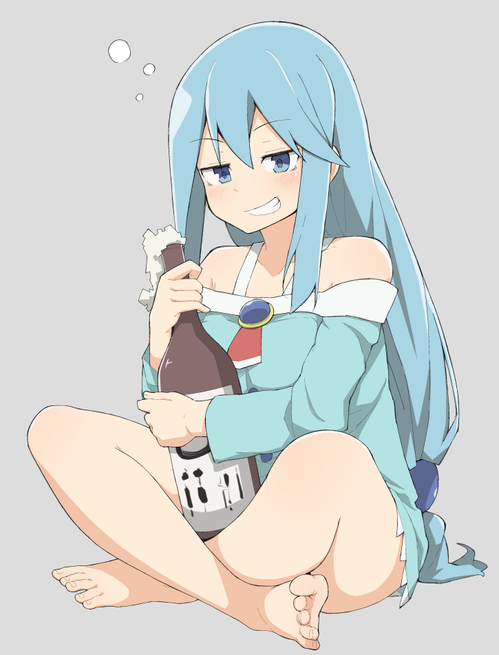 aqua (kono subarashii sekai ni shukufuku wo!) drawn by salpin
