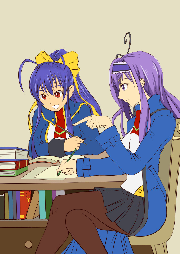 mai natsume and kajun faycott (blazblue and 1 more) drawn by drawfag