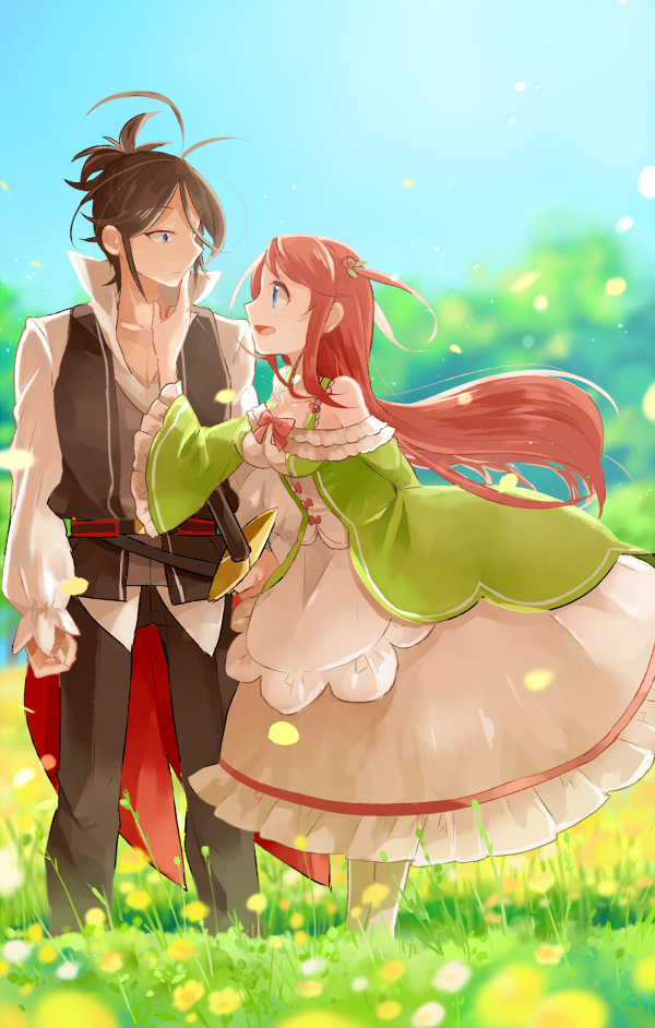 theresia van astrea and wilhelm (re:zero kara hajimeru isekai seikatsu) drawn by parupin