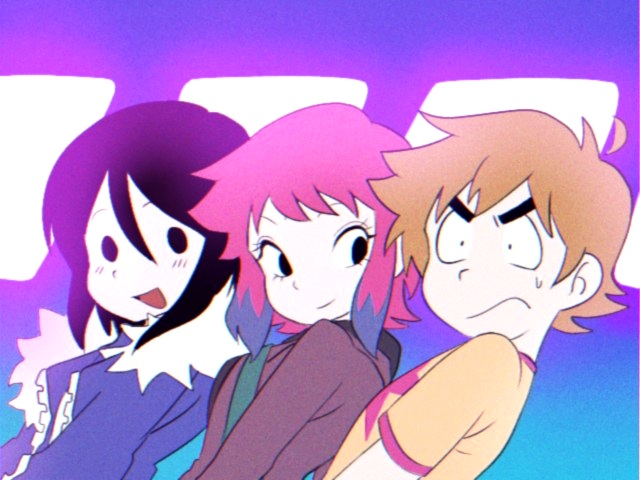 scott pilgrim, ramona flowers, and knives chau (urusei yatsura and 2 more) drawn by enfrl_0725