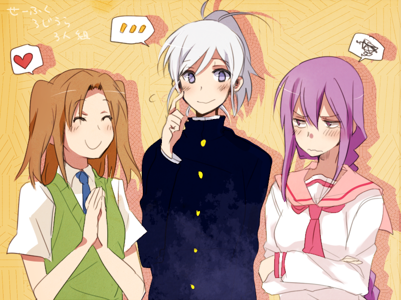 sion eltnam, yumizuka satsuki, sion eltnam atlasia, and riesbyfe stridberg (tsukihime and 1 more) drawn by 6_(yuchae)